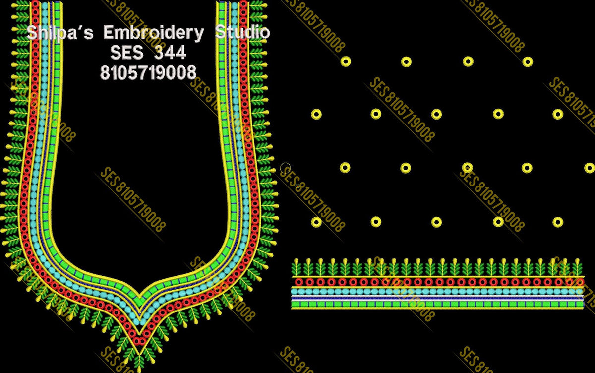 Embroidery Designs 301-400 Series