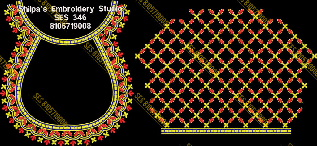 Embroidery Designs 301-400 Series