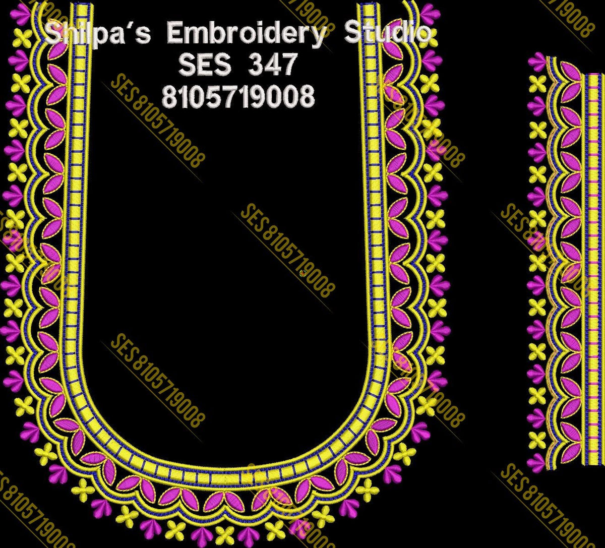 Embroidery Designs 301-400 Series