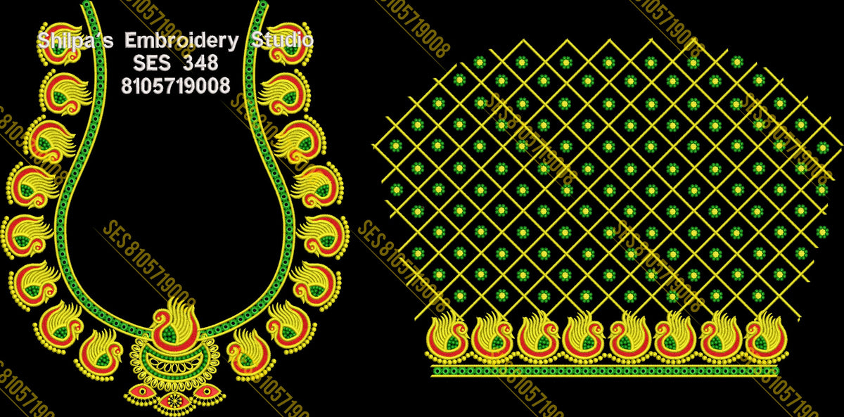 Embroidery Designs 301-400 Series