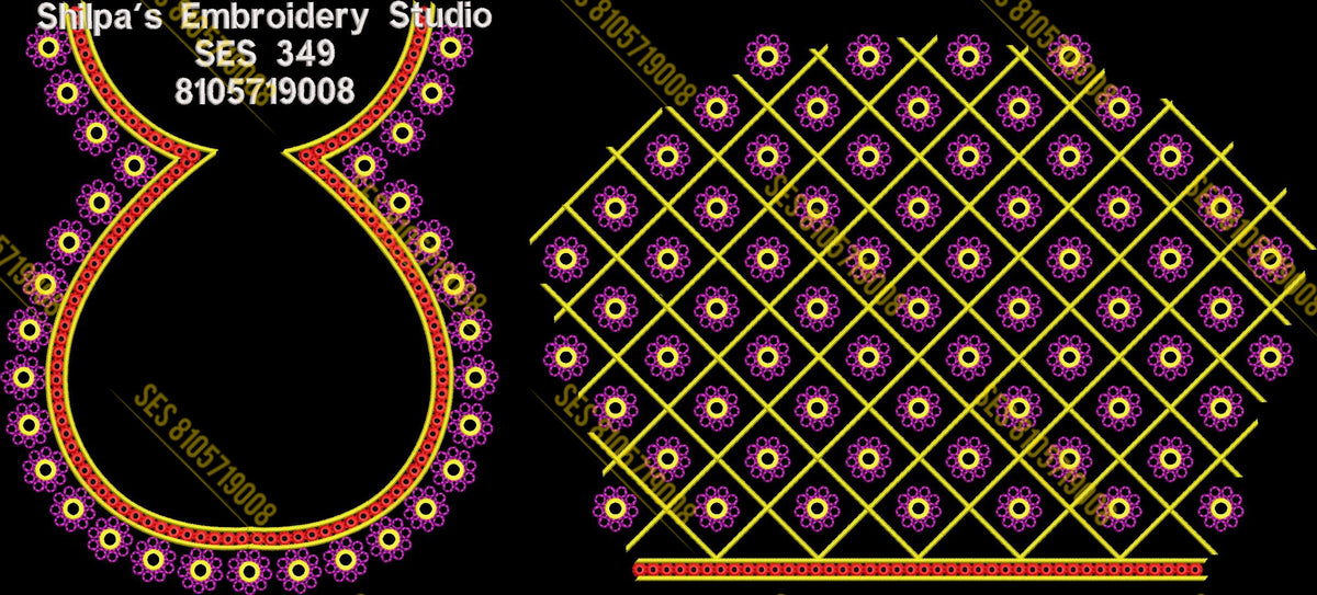 Embroidery Designs 301-400 Series