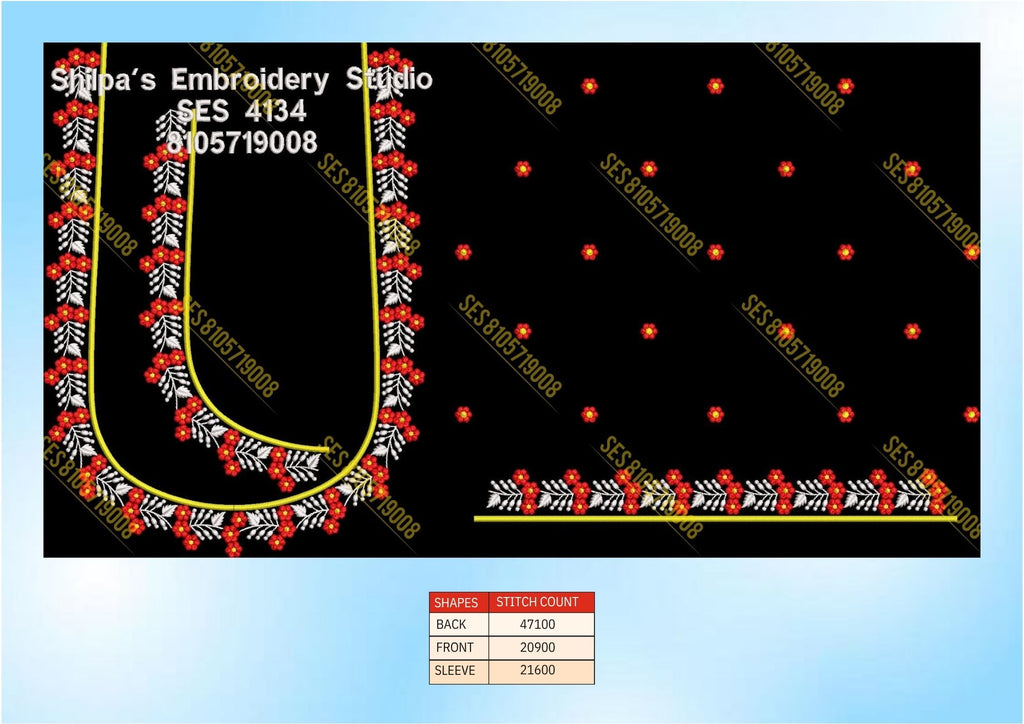Embroidery Designs 4101-4200 Series
