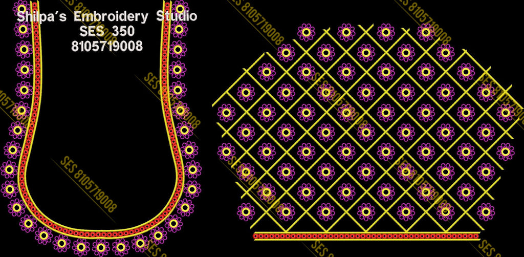 Embroidery Designs 301-400 Series