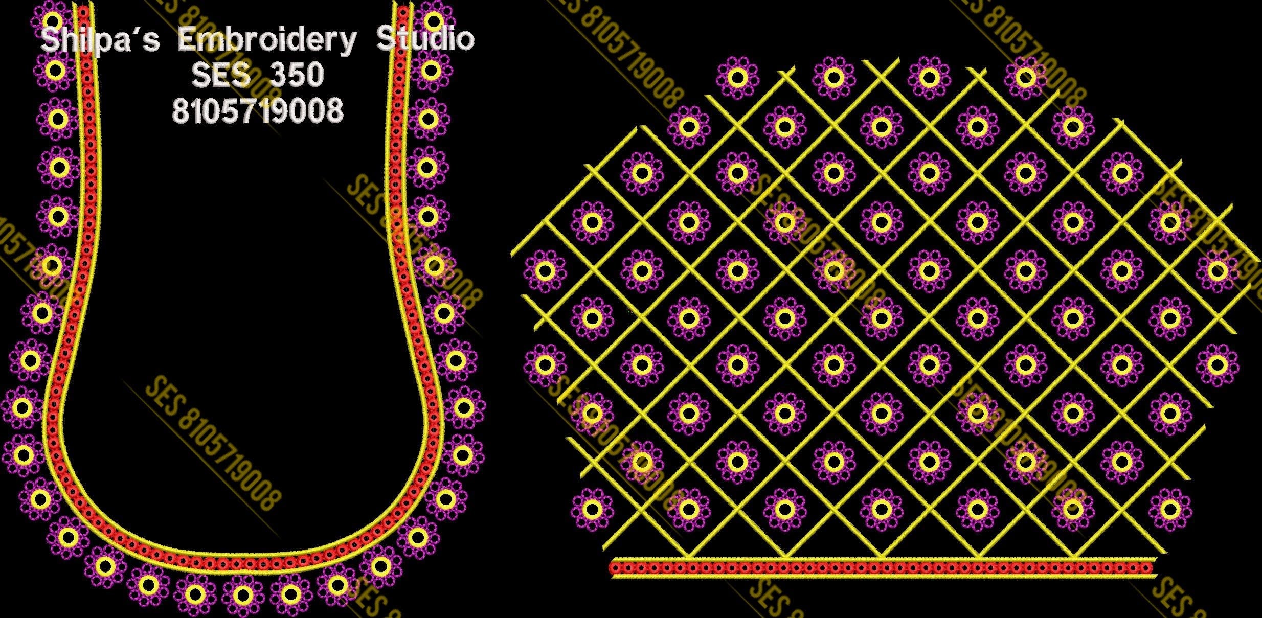 Embroidery Designs 301-400 Series