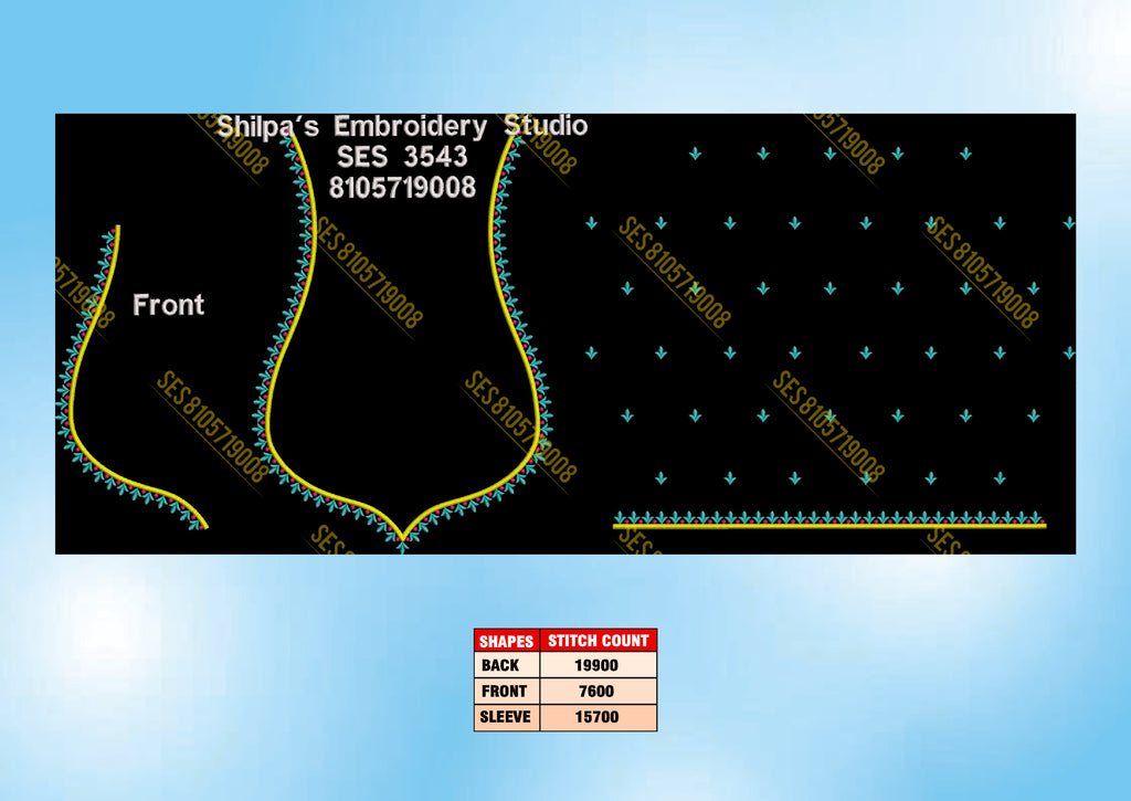 Embroidery Designs 3501-3600 Series