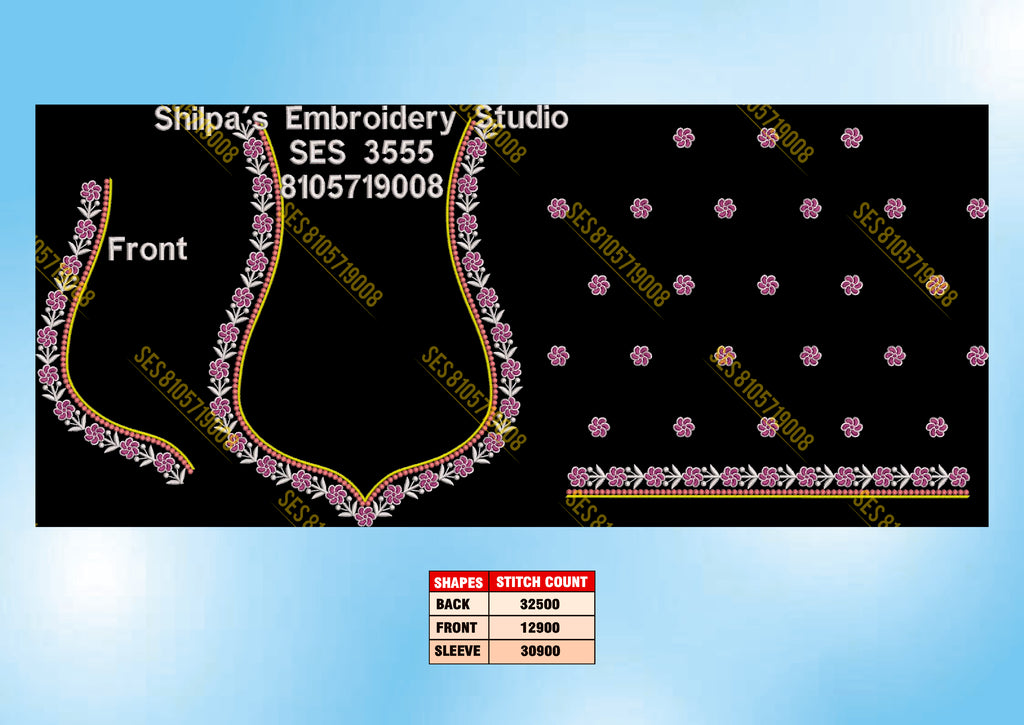 Embroidery Designs 3501-3600 Series