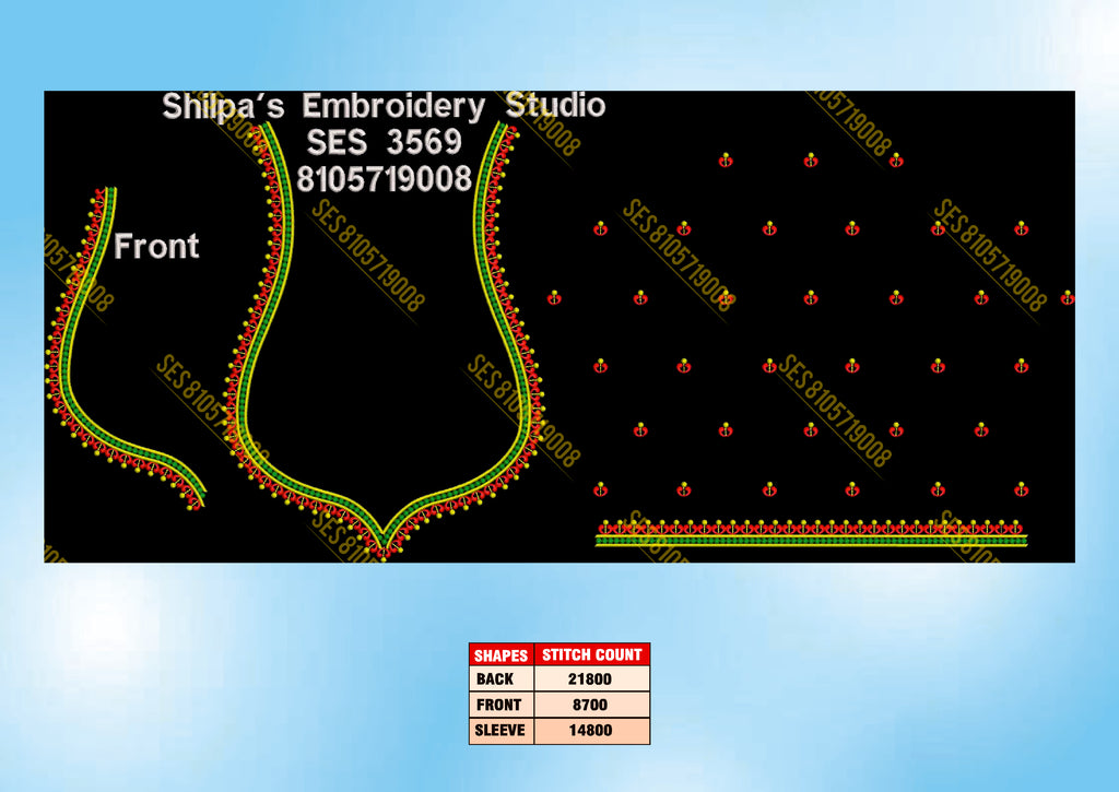 Embroidery Designs 3501-3600 Series
