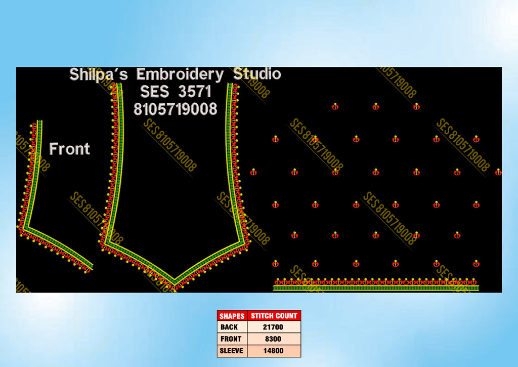 Embroidery Designs 3501-3600 Series