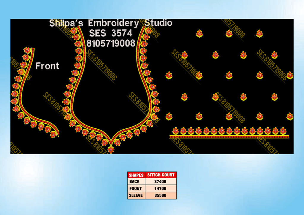 Embroidery Designs 3501-3600 Series