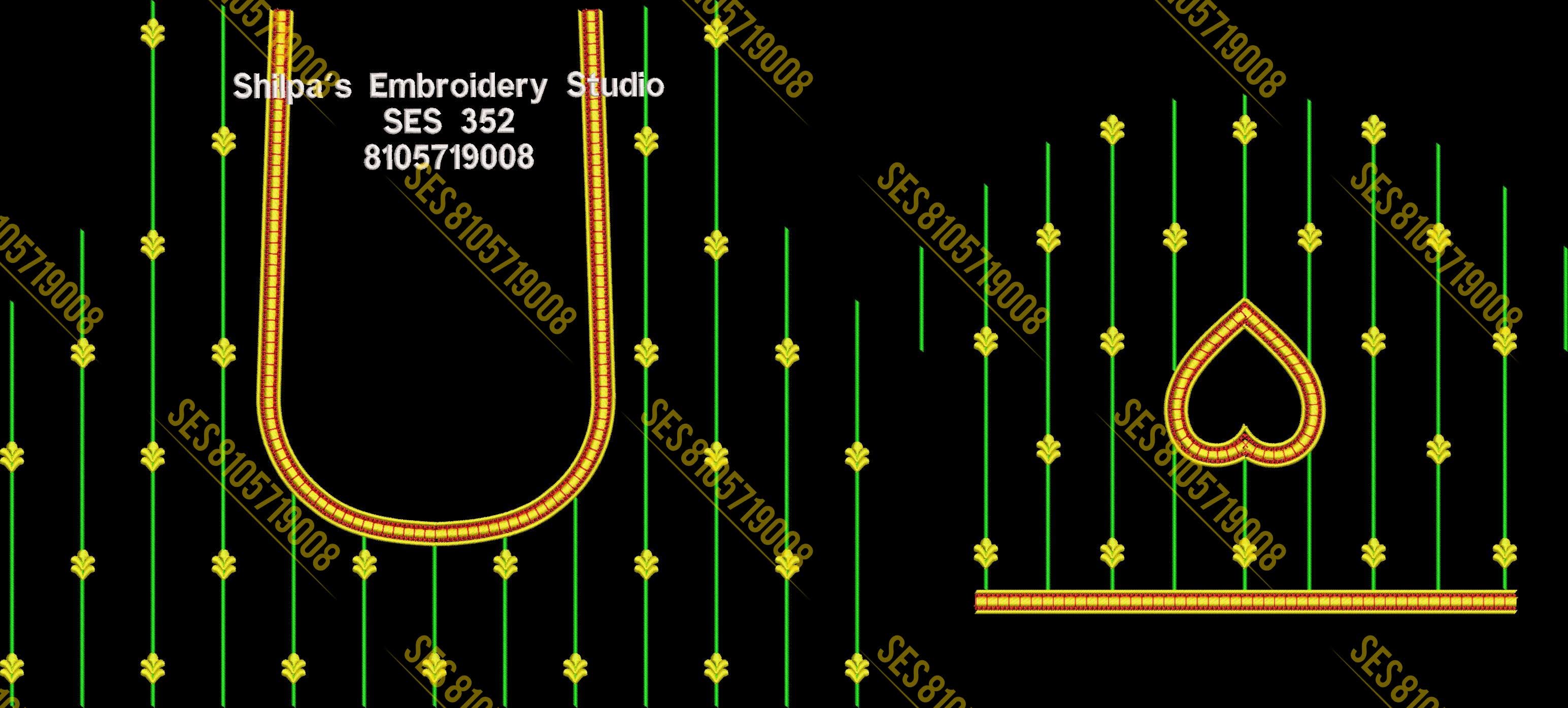 Embroidery Designs 301-400 Series