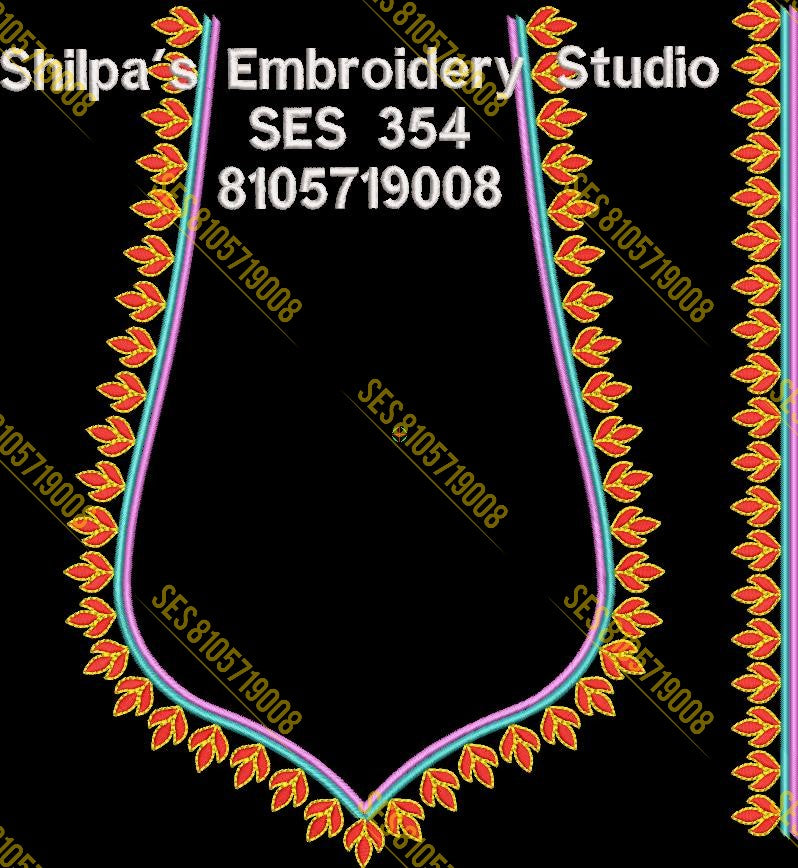 Embroidery Designs 301-400 Series
