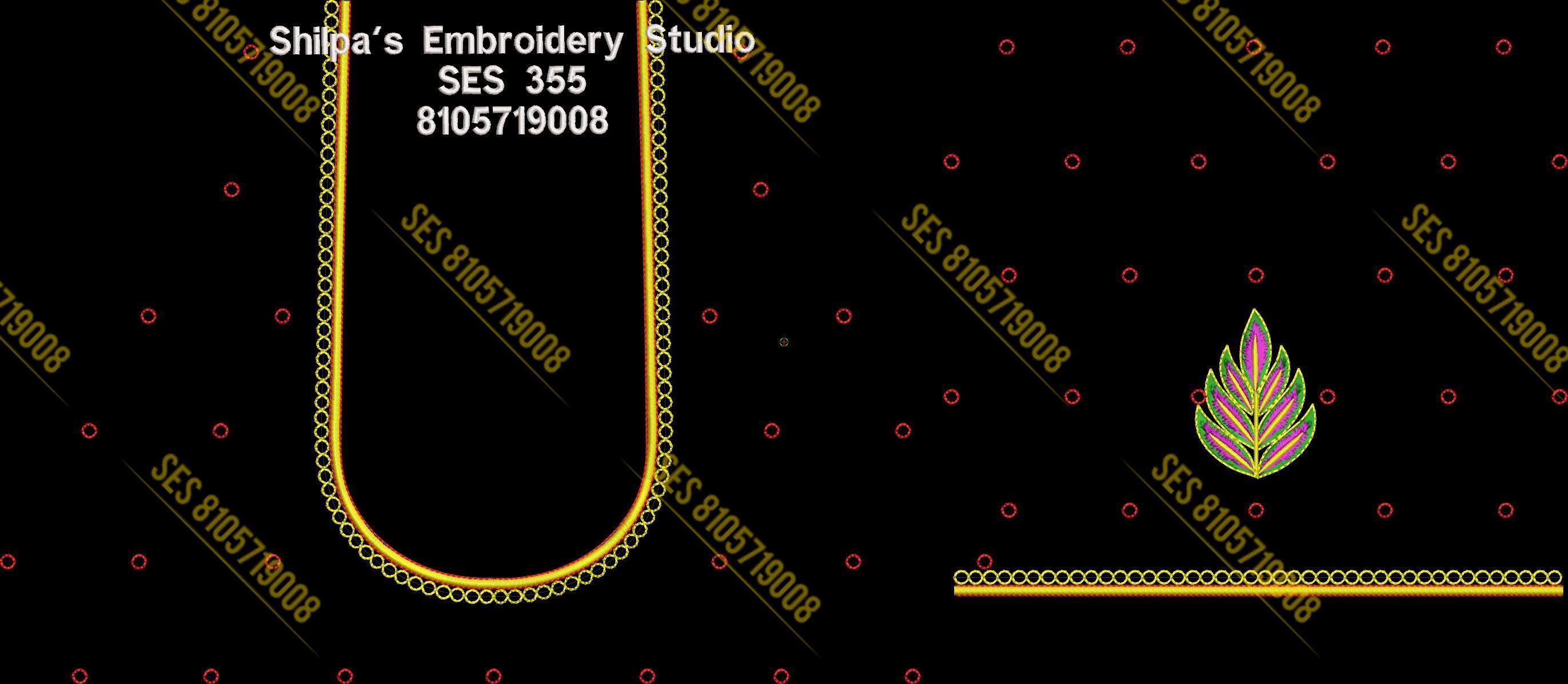 Embroidery Designs 301-400 Series