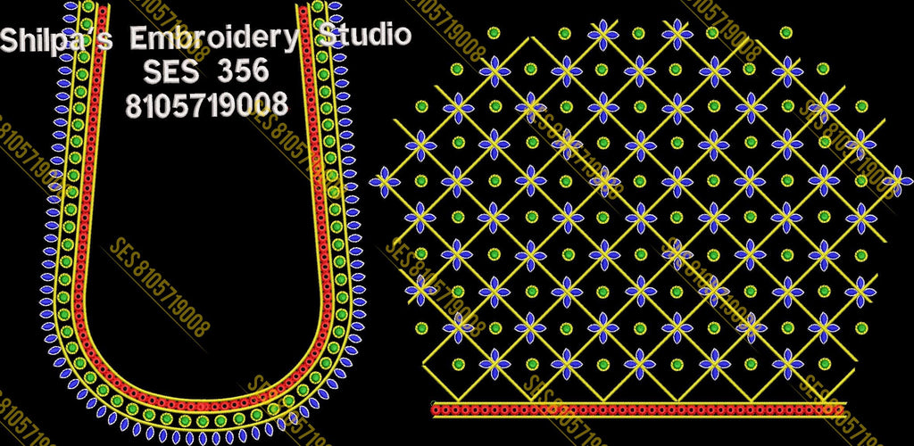 Embroidery Designs 301-400 Series