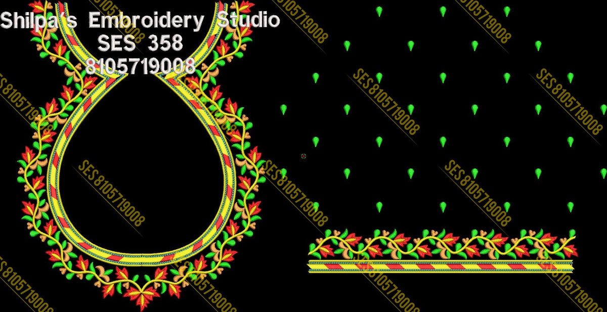 Embroidery Designs 301-400 Series