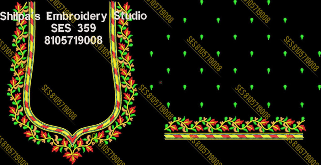 Embroidery Designs 301-400 Series