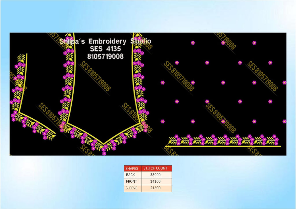 Embroidery Designs 4101-4200 Series