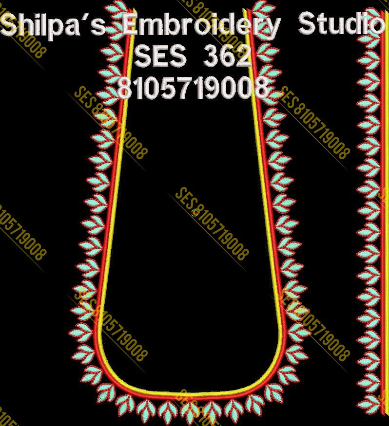 Embroidery Designs 301-400 Series
