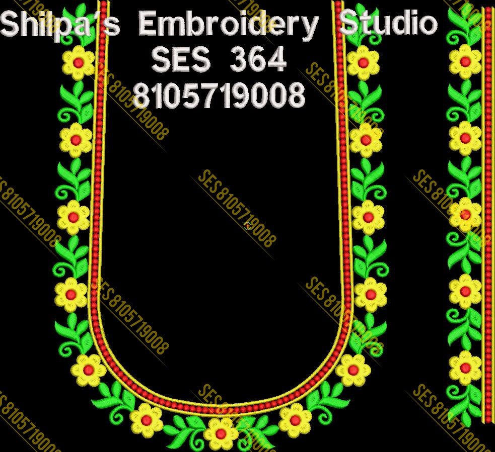 Embroidery Designs 301-400 Series