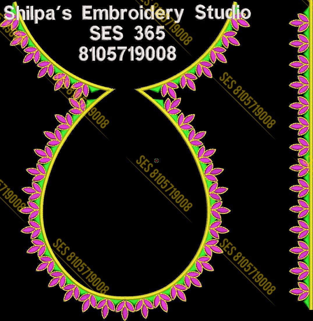 Embroidery Designs 301-400 Series