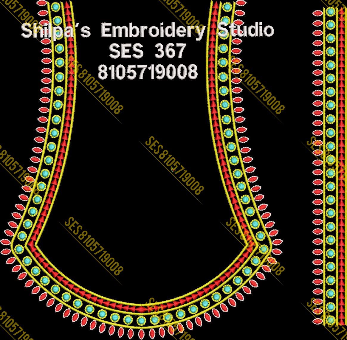 Embroidery Designs 301-400 Series