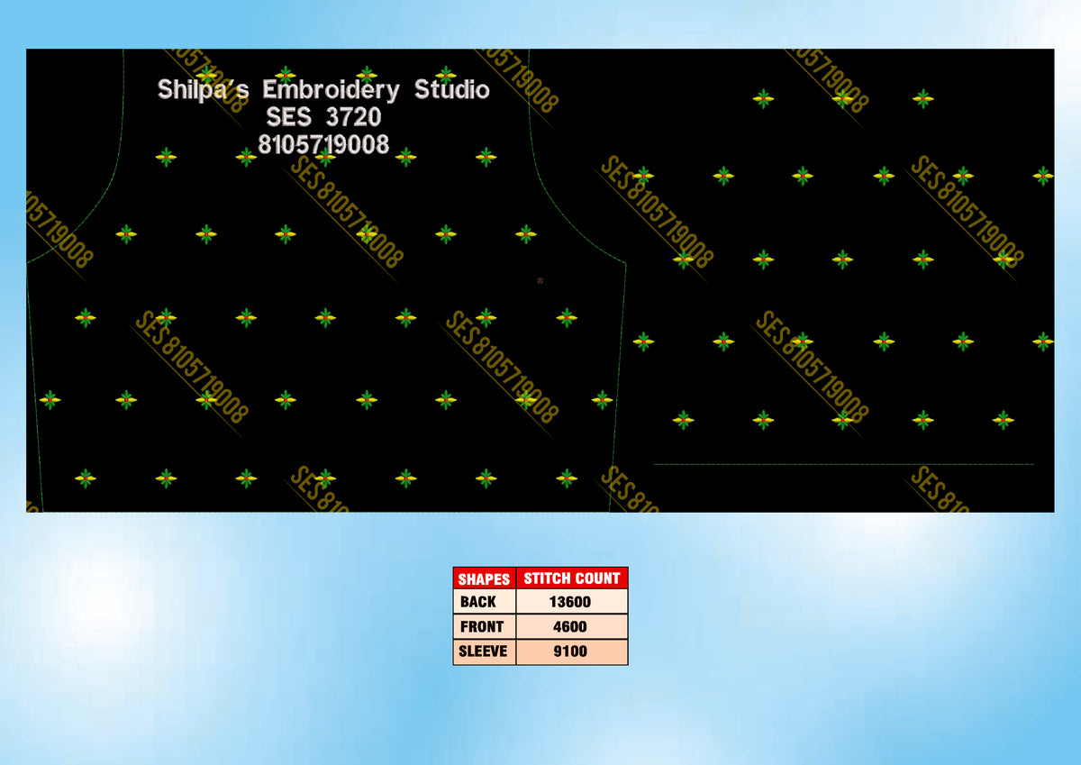 Embroidery Designs 3701-3800 Series