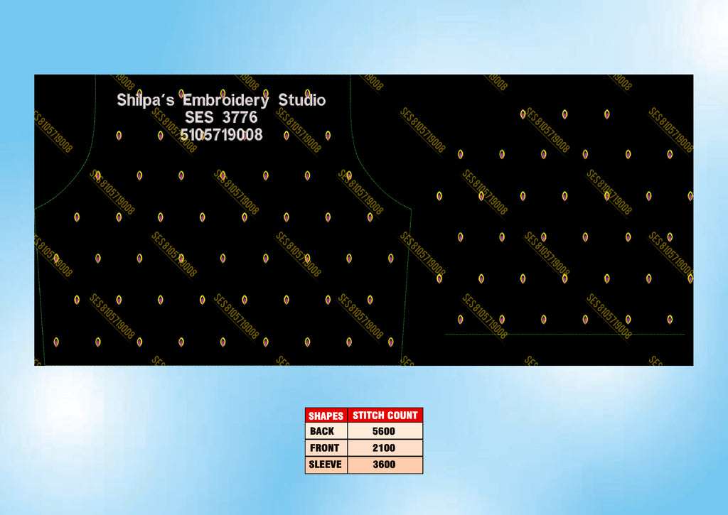 Embroidery Designs 3701-3800 Series