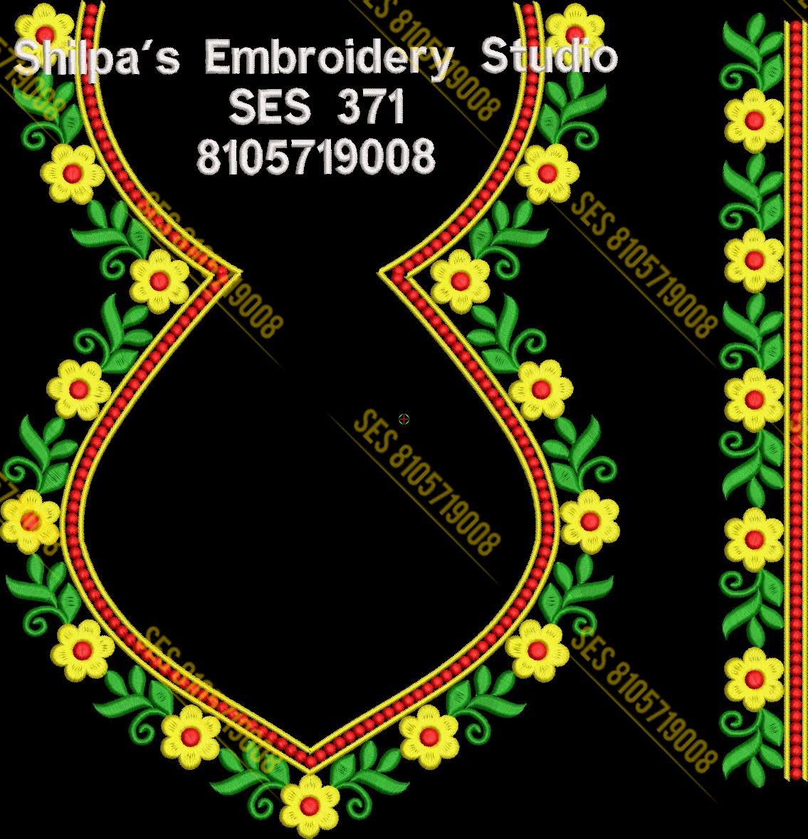 Embroidery Designs 301-400 Series