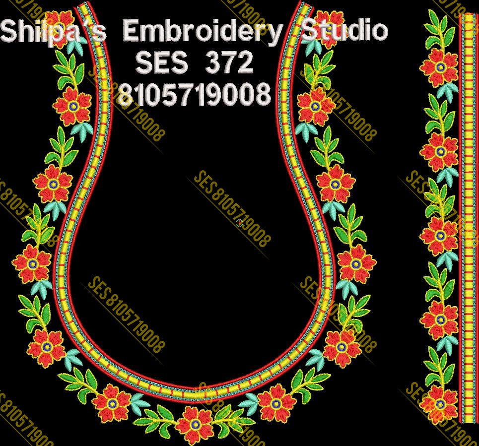 Embroidery Designs 301-400 Series