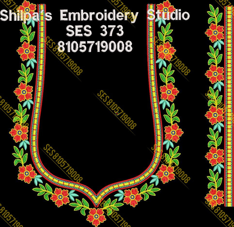 Embroidery Designs 301-400 Series