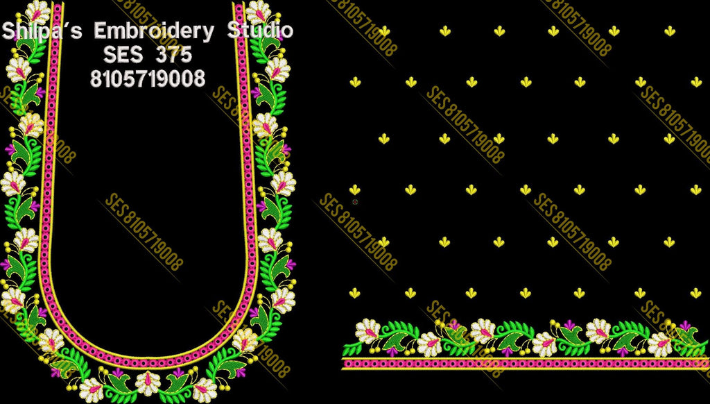 Embroidery Designs 301-400 Series