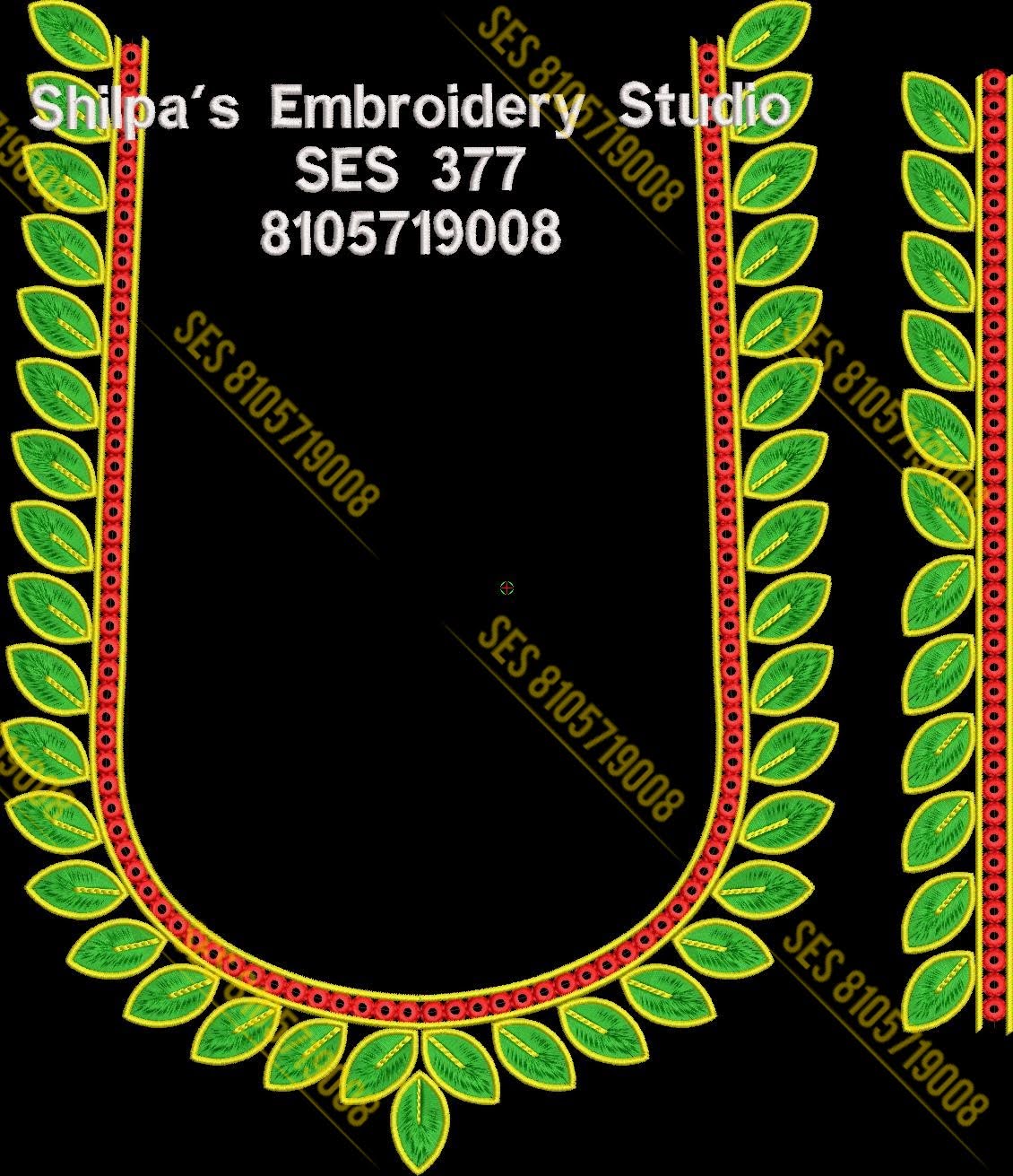 Embroidery Designs 301-400 Series