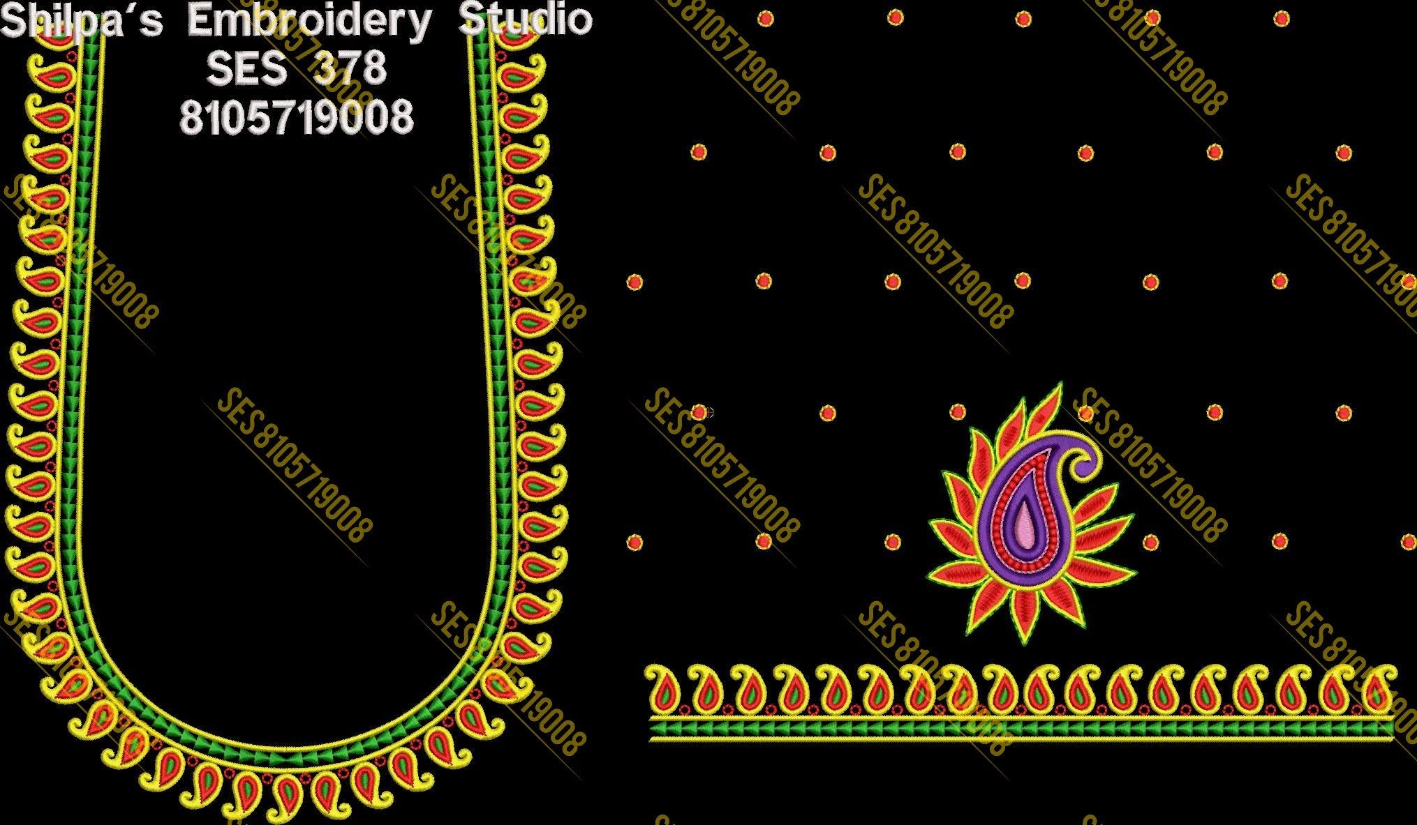Embroidery Designs 301-400 Series