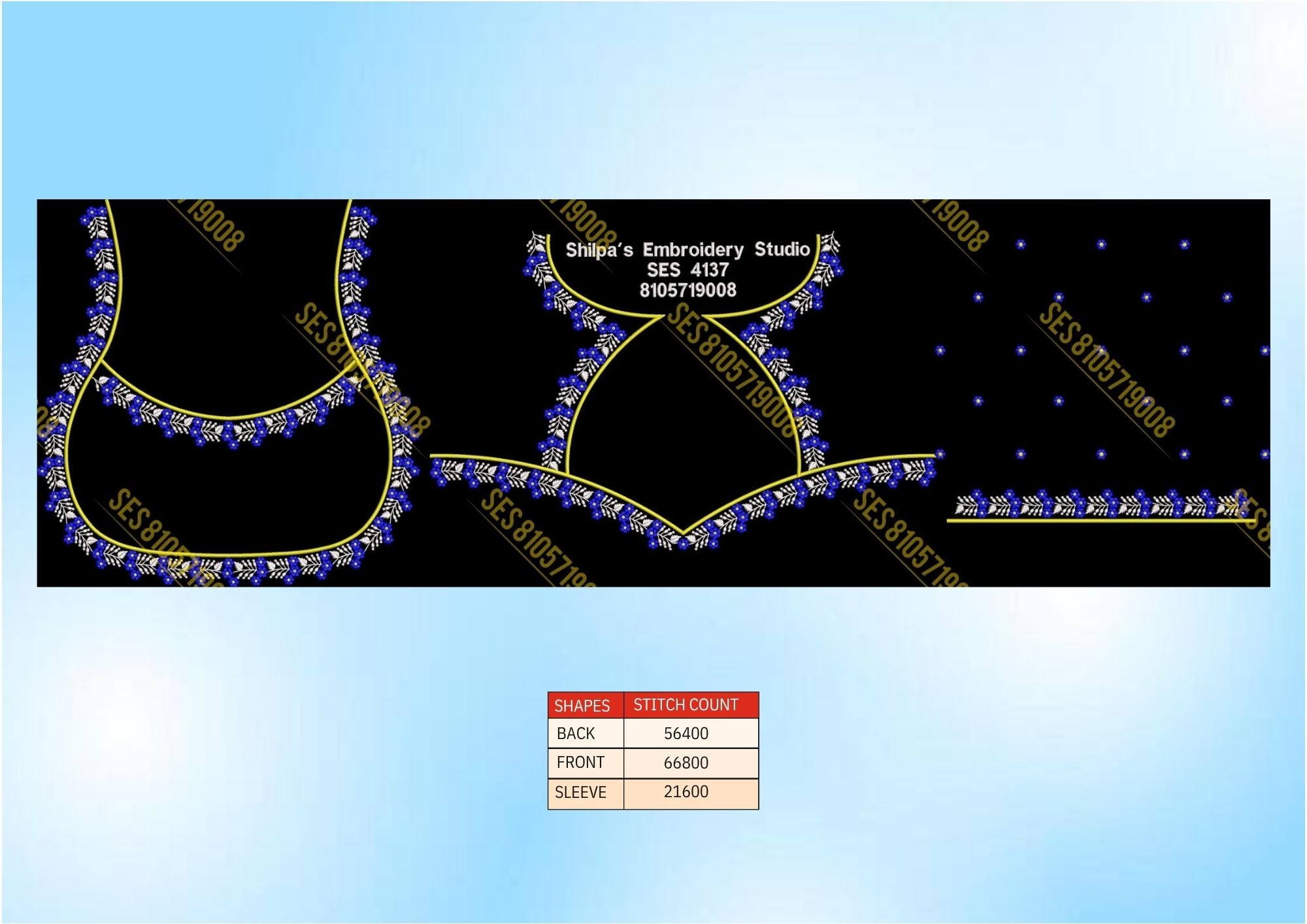 Embroidery Designs 4101-4200 Series