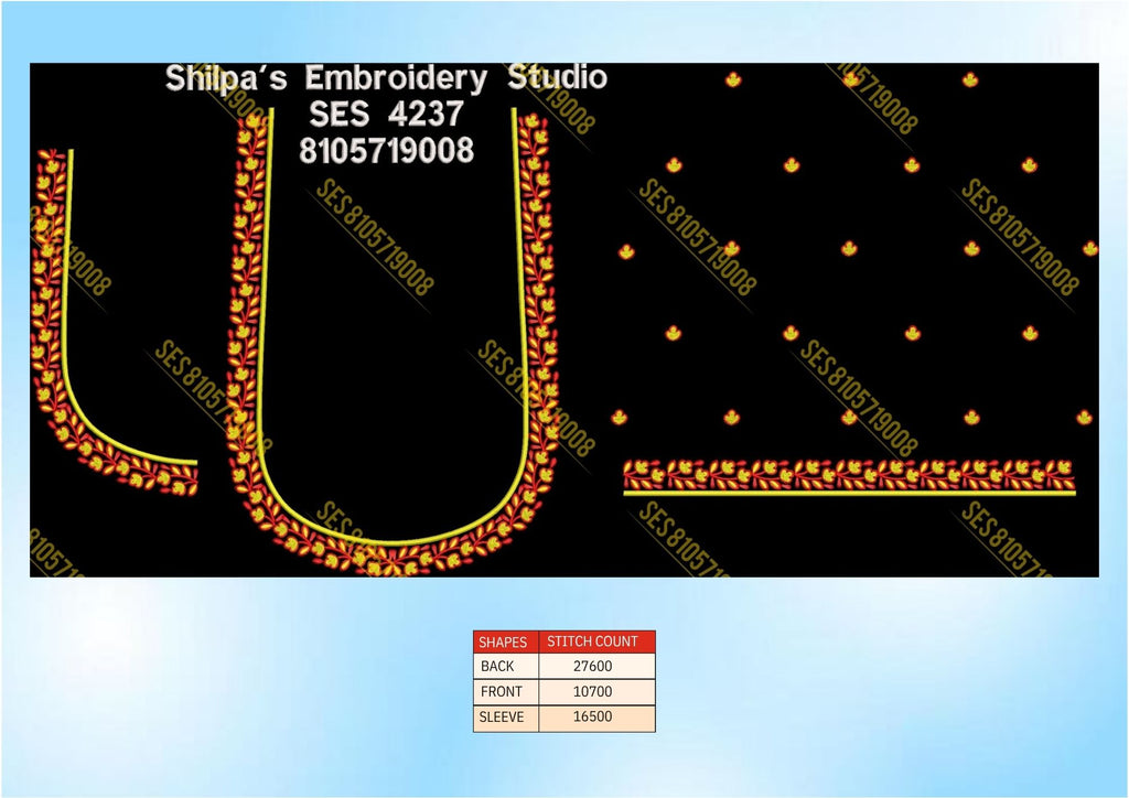 Embroidery Designs 4201-4300 Series