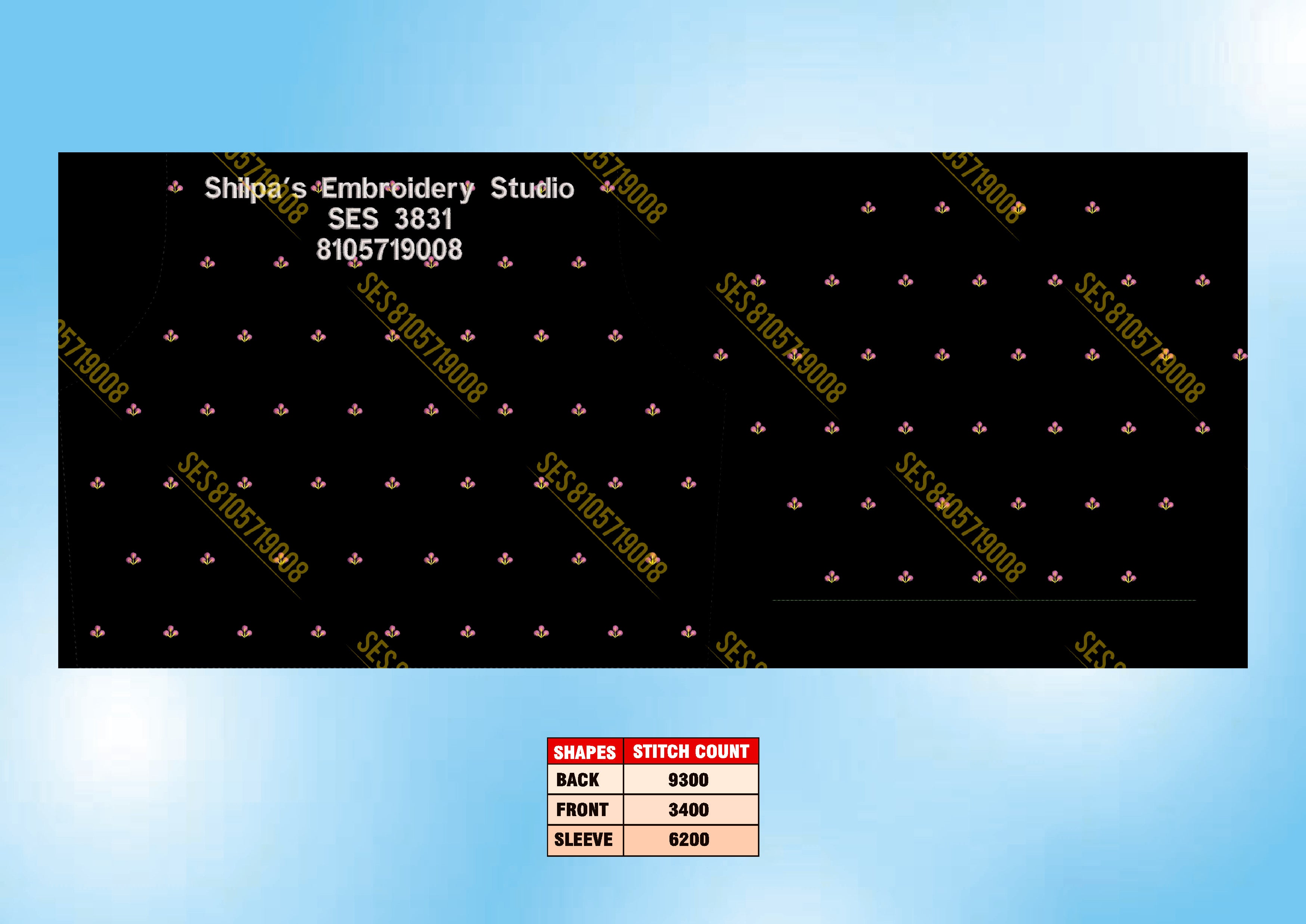 Embroidery Designs 3801-3900 Series
