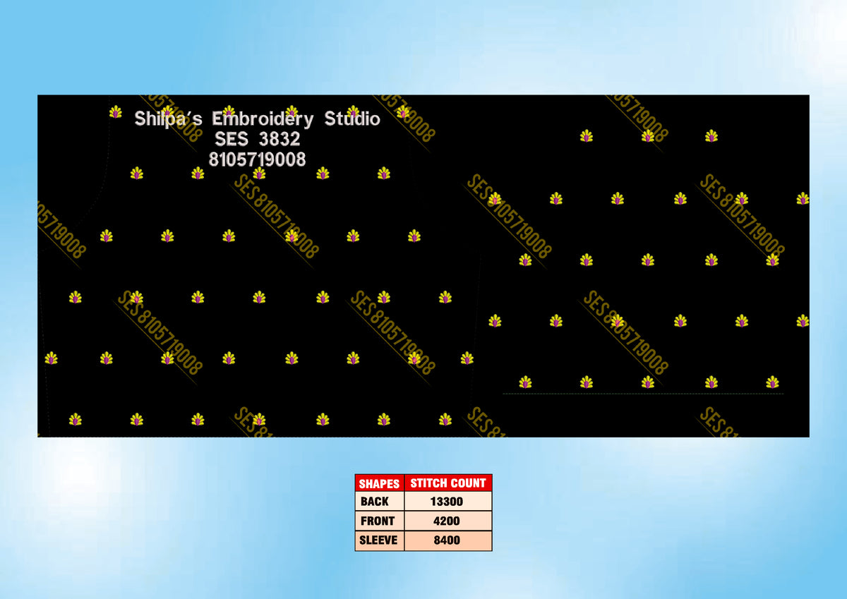 Embroidery Designs 3801-3900 Series