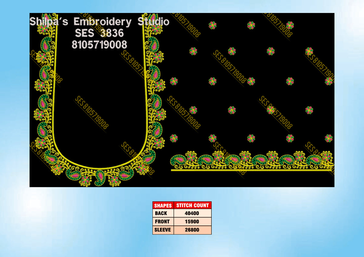 Embroidery Designs 3801-3900 Series