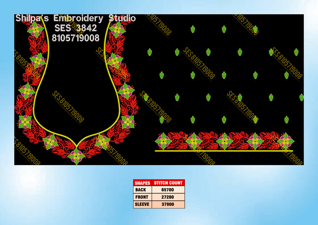 Embroidery Designs 3801-3900 Series