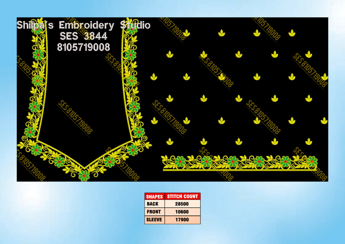 Embroidery Designs 3801-3900 Series