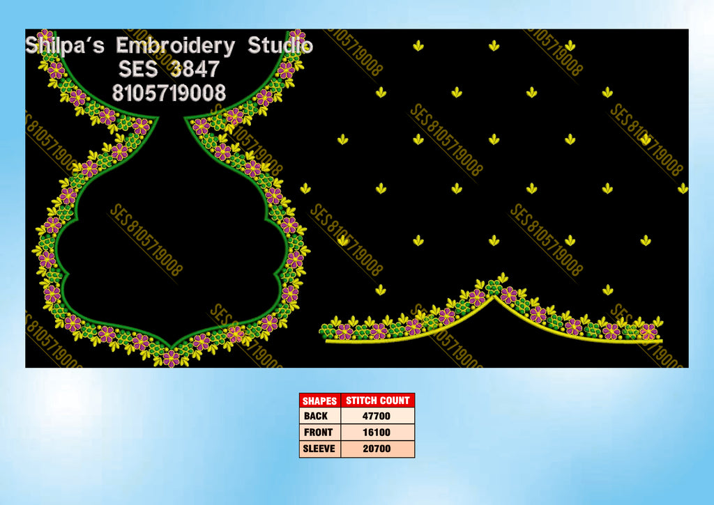 Embroidery Designs 3801-3900 Series