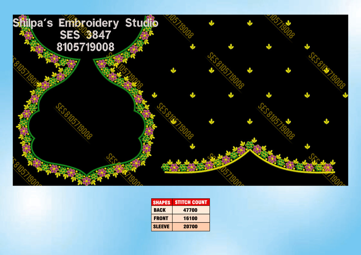 Embroidery Designs 3801-3900 Series