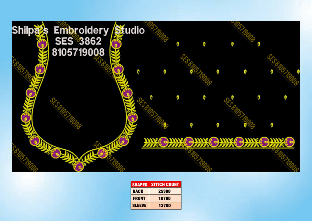 Embroidery Designs 3801-3900 Series
