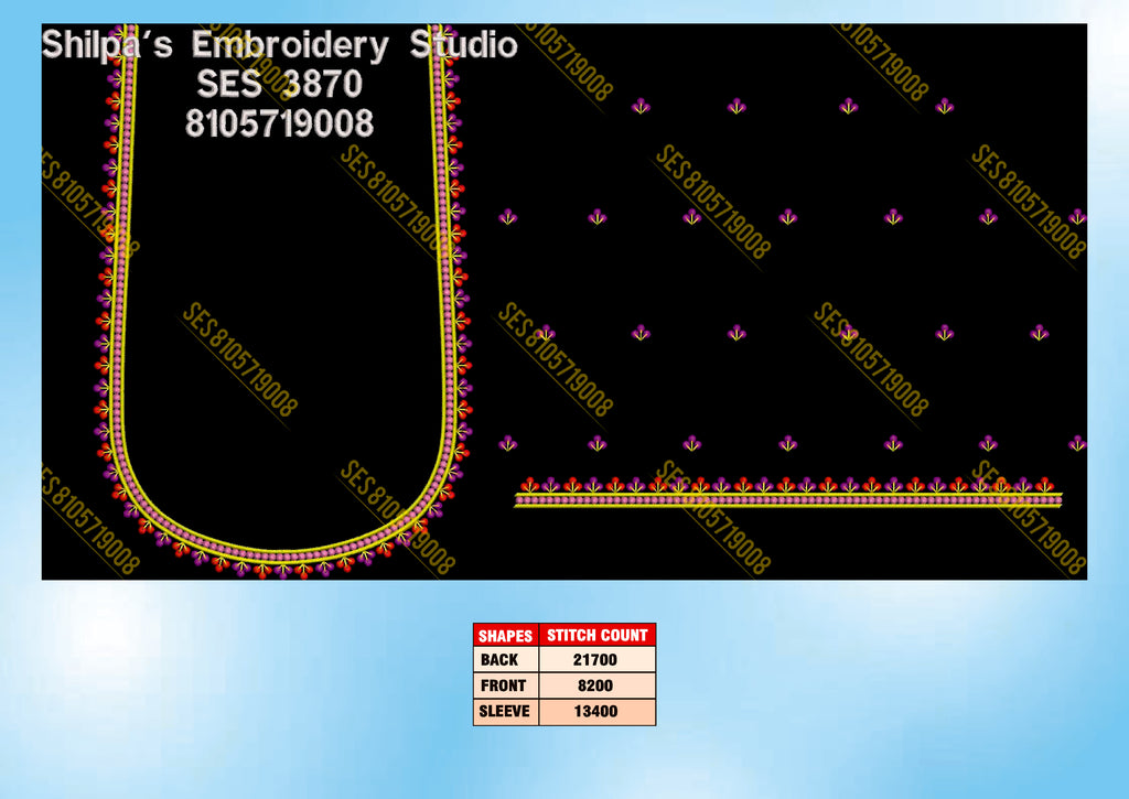 Embroidery Designs 3801-3900 Series