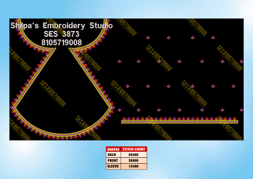 Embroidery Designs 3801-3900 Series