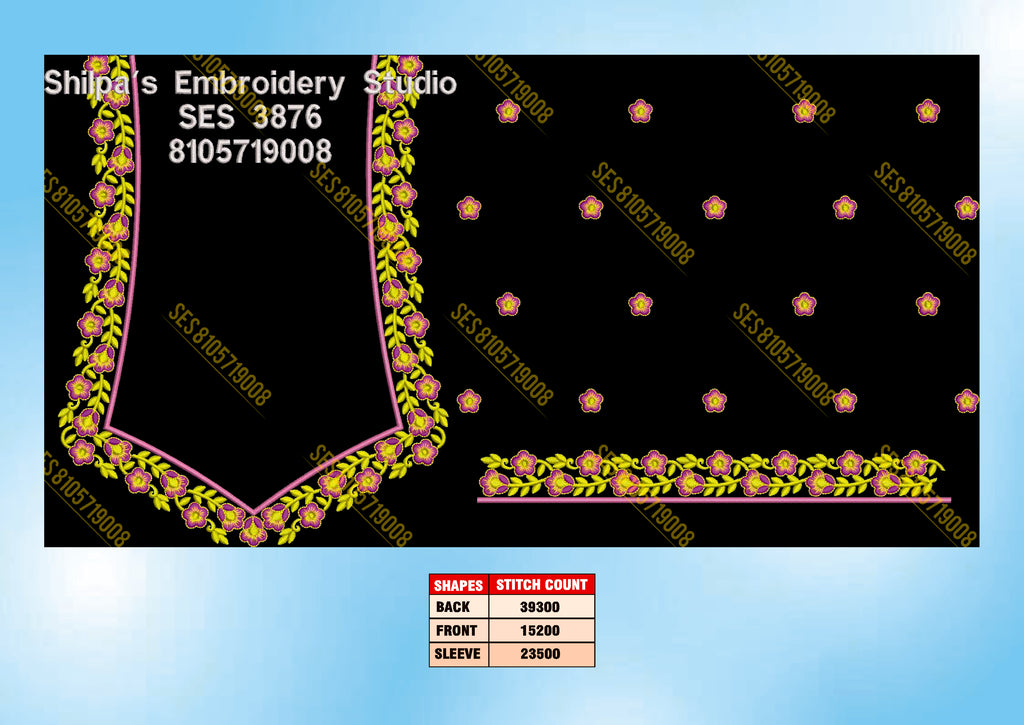 Embroidery Designs 3801-3900 Series