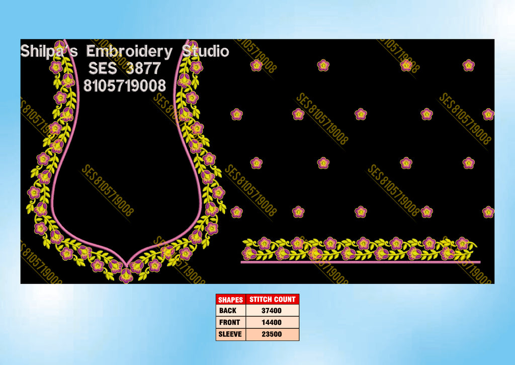 Embroidery Designs 3801-3900 Series