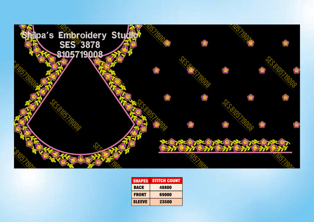 Embroidery Designs 3801-3900 Series