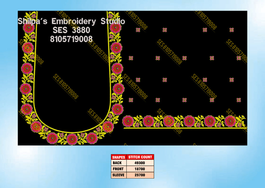 Embroidery Designs 3801-3900 Series