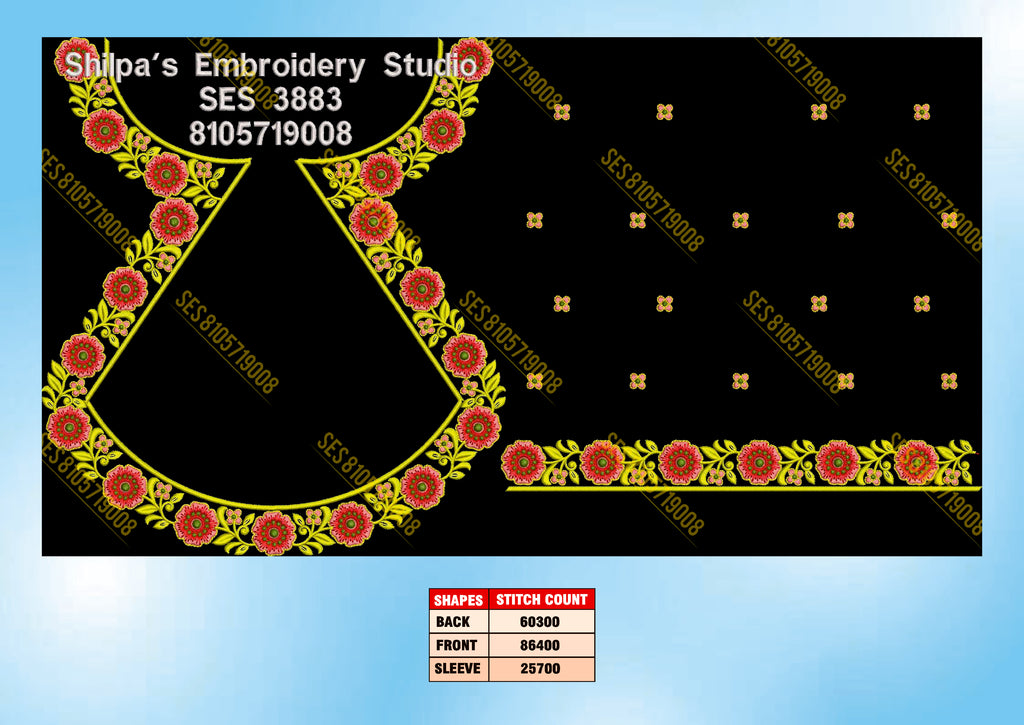 Embroidery Designs 3801-3900 Series