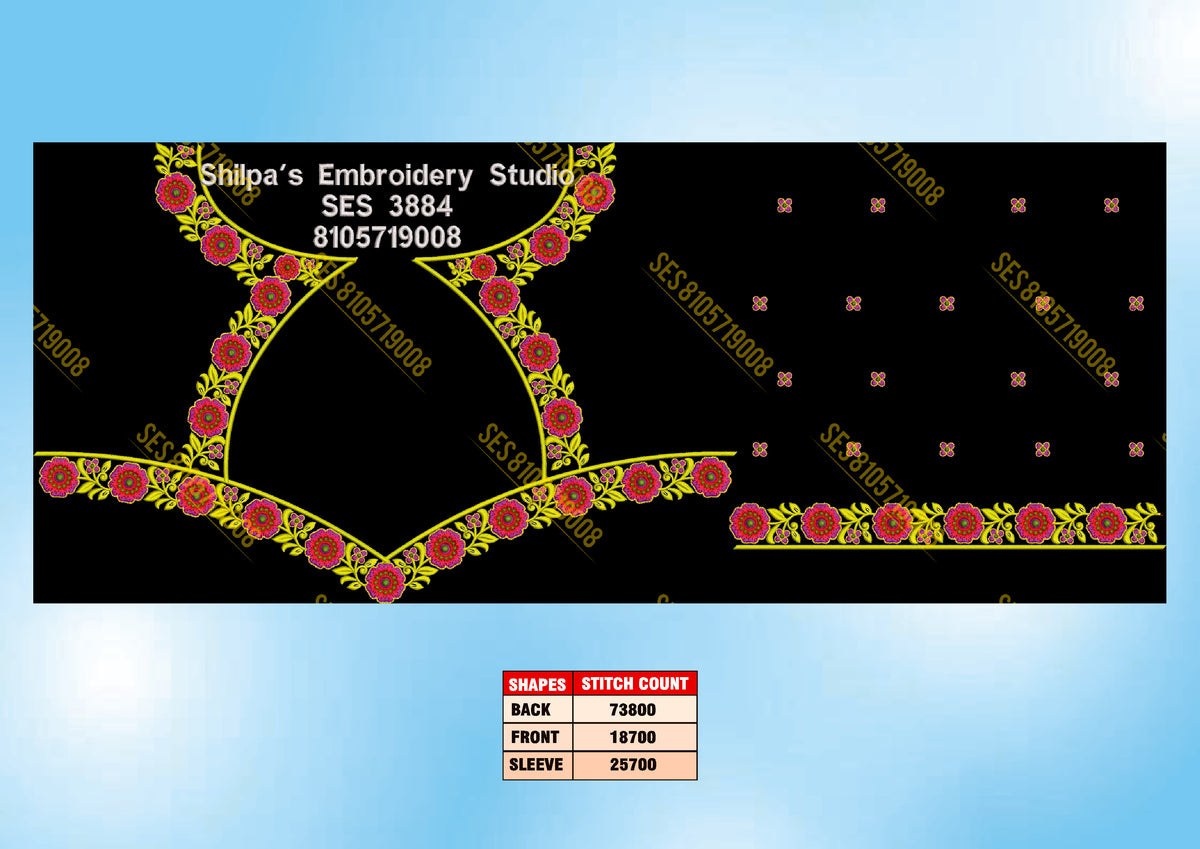 Embroidery Designs 3801-3900 Series